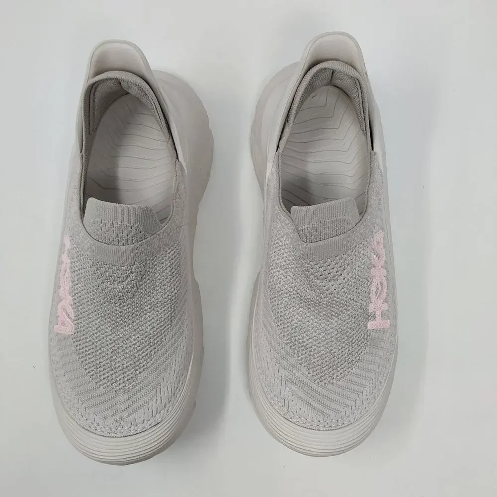 HOKA Restore TC Stucco Putty Slip On Shoes Mens 8 Womens 9 1134532 SCCP